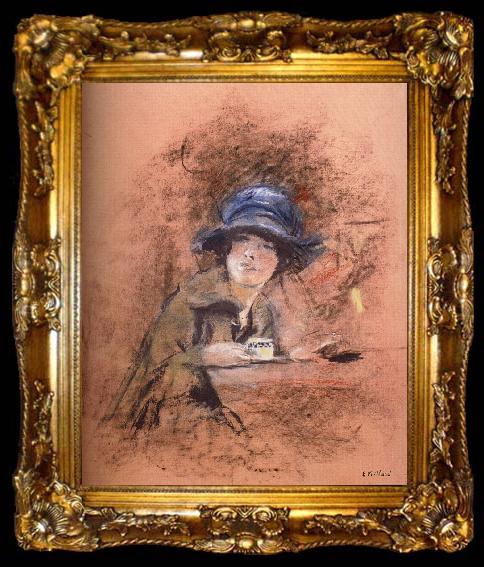 framed  Edouard Vuillard Tea of a model, ta009-2